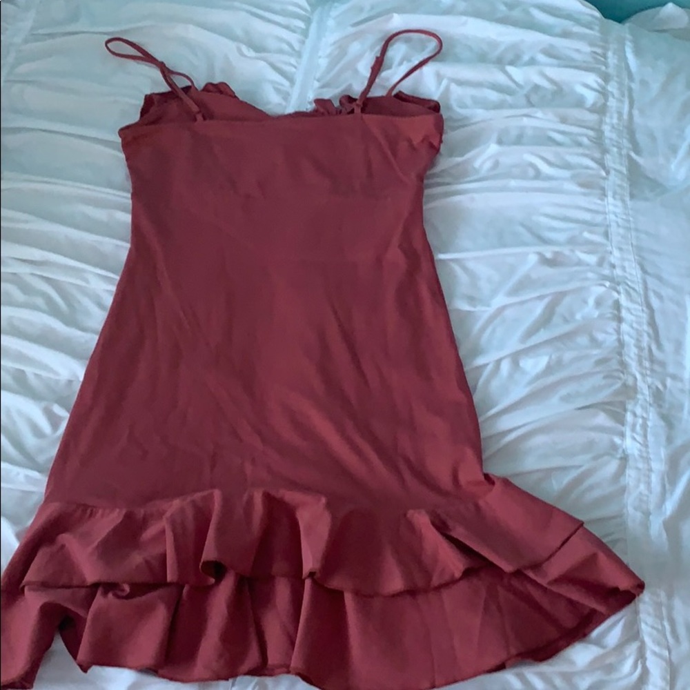 ASOS Ruffle Cutout Dress - Picture 5 of 5